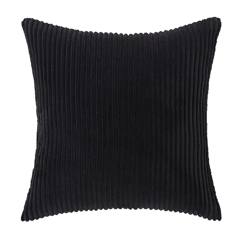 Varevyn Sierkussenhoes – Gestreept Corduroy met Zachte Textuur