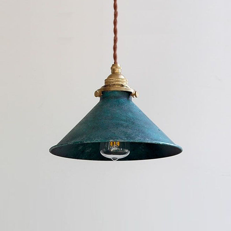 Marvessa Hanglamp – Vintage Metaaldesign met Kegelvormige Kap