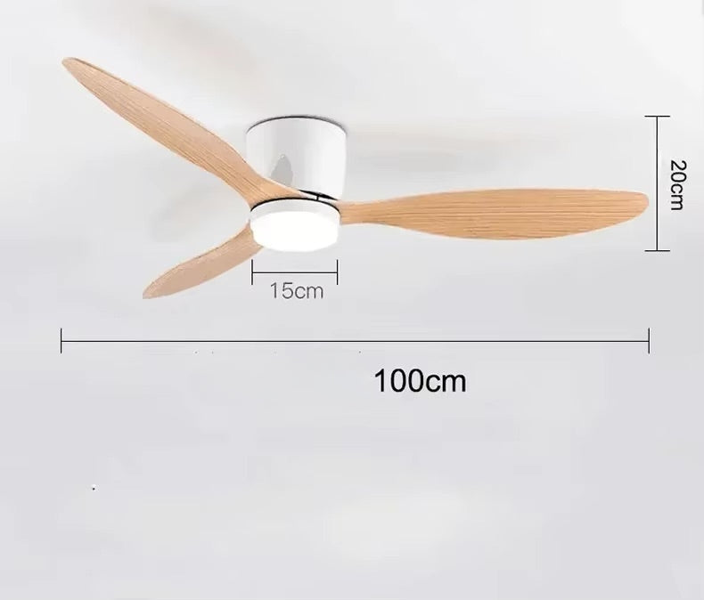 Aerovelle Plafondventilator – LED Verlichting met Afstandsbediening