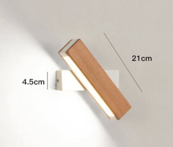Nivara Japanse Wandlamp – Minimalistische LED met Draaibaar Design