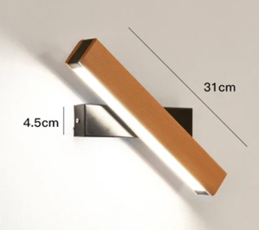 Nivara Japanse Wandlamp – Minimalistische LED met Draaibaar Design