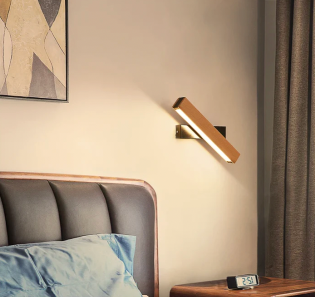 Nivara Japanse Wandlamp – Minimalistische LED met Draaibaar Design