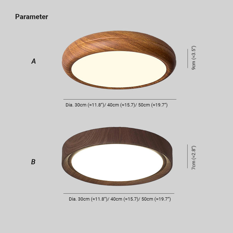 Virelune Plafondlamp – Ronde Acrylkap met Dimbare LED-Verlichting