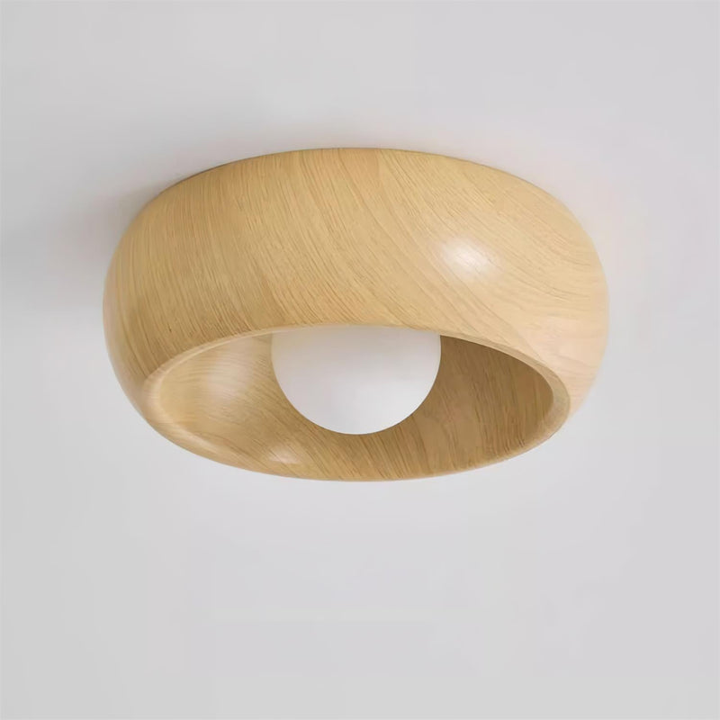 Elvienne Plafondlamp – Minimalistisch Houtdesign met LED Verlichting