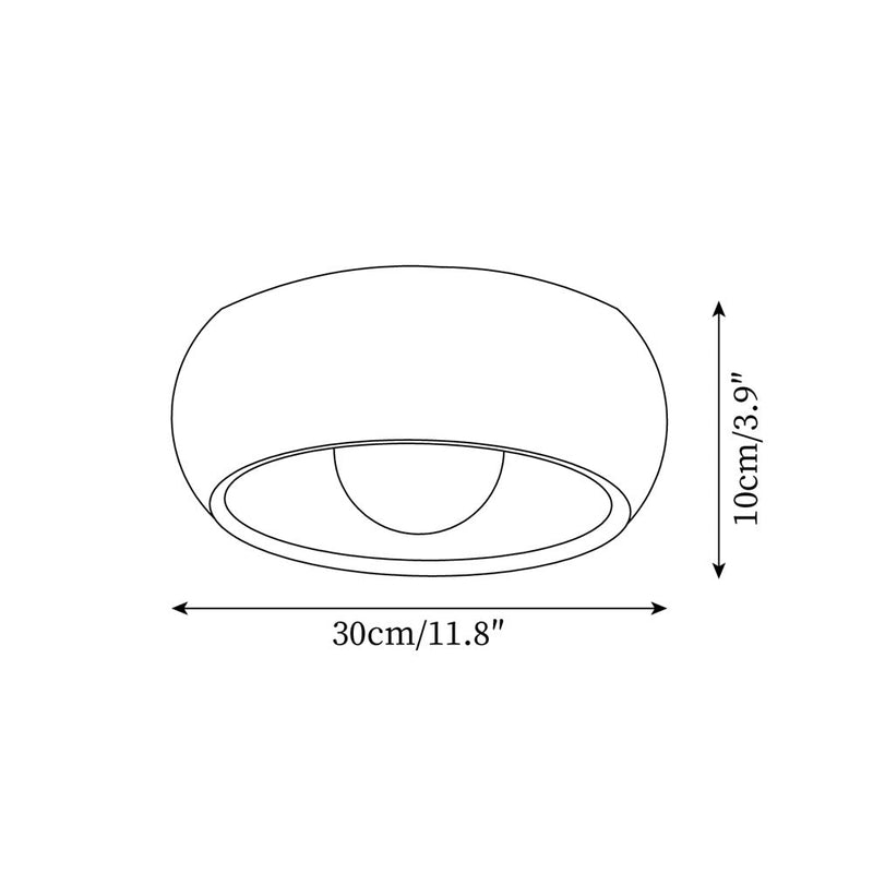Elvienne Plafondlamp – Minimalistisch Houtdesign met LED Verlichting