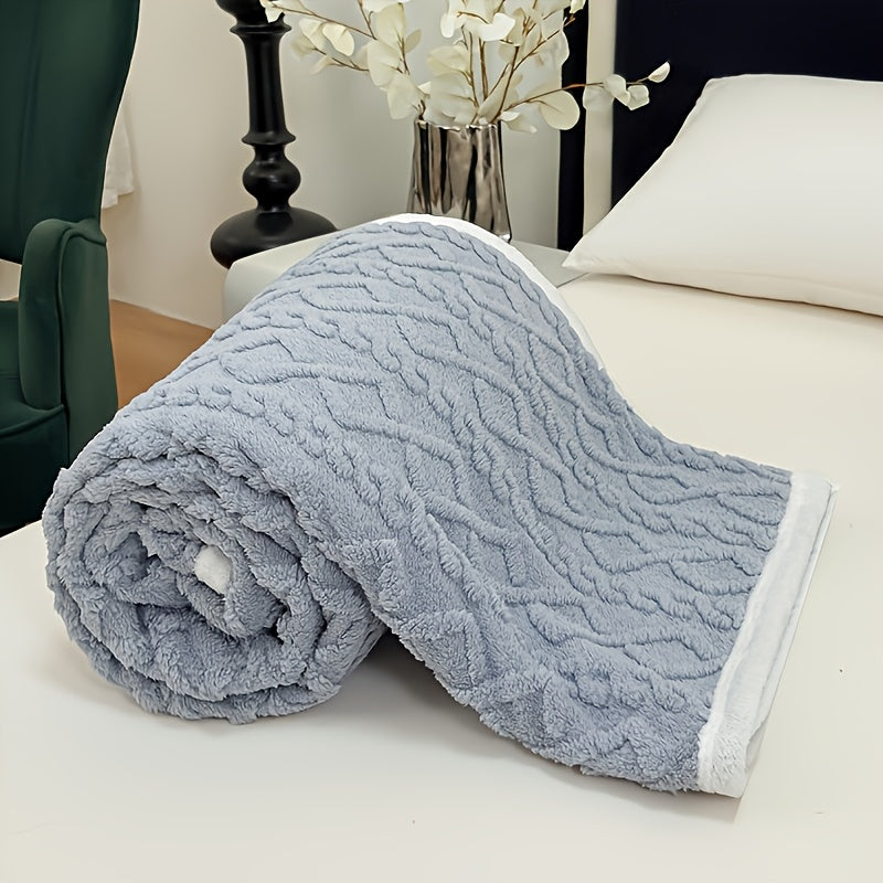 Norelle Plaid – Verdikt Gebreid Design met Geometrisch Patroon