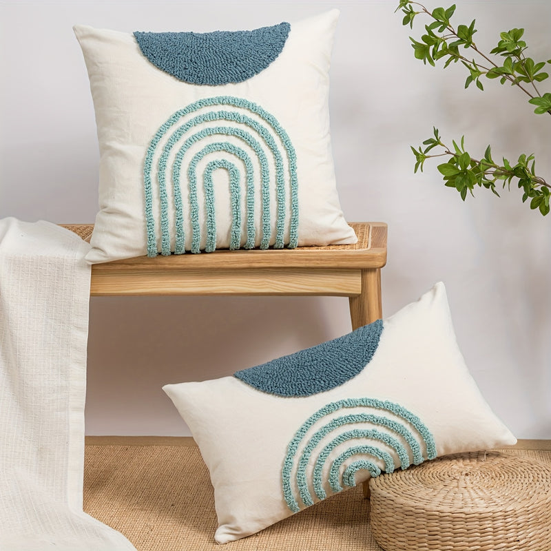 Sorvella Sierkussenhoes – Halfrond Geometrisch Design