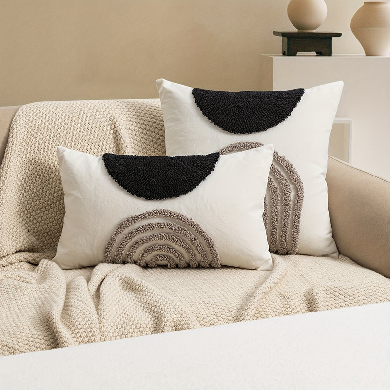 Sorvella Sierkussenhoes – Halfrond Geometrisch Design