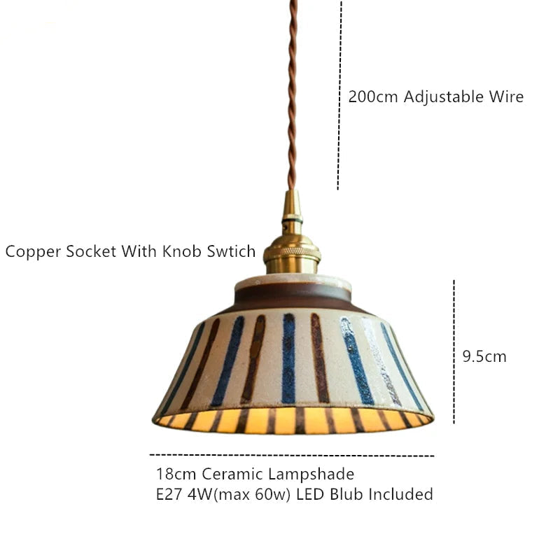 Floravyn Hanglamp – Keramiekdesign met Bloemmotief