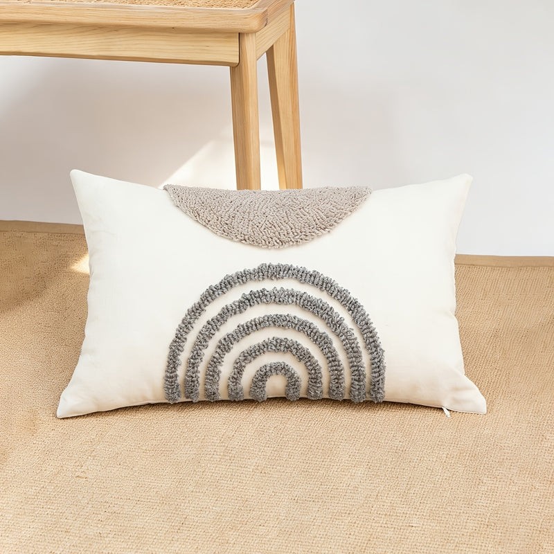 Sorvella Sierkussenhoes – Halfrond Geometrisch Design