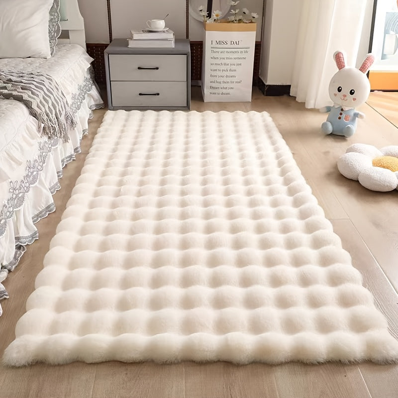 Velmira Antislip Vloerkleed – Extra Pluizig Bubble Design