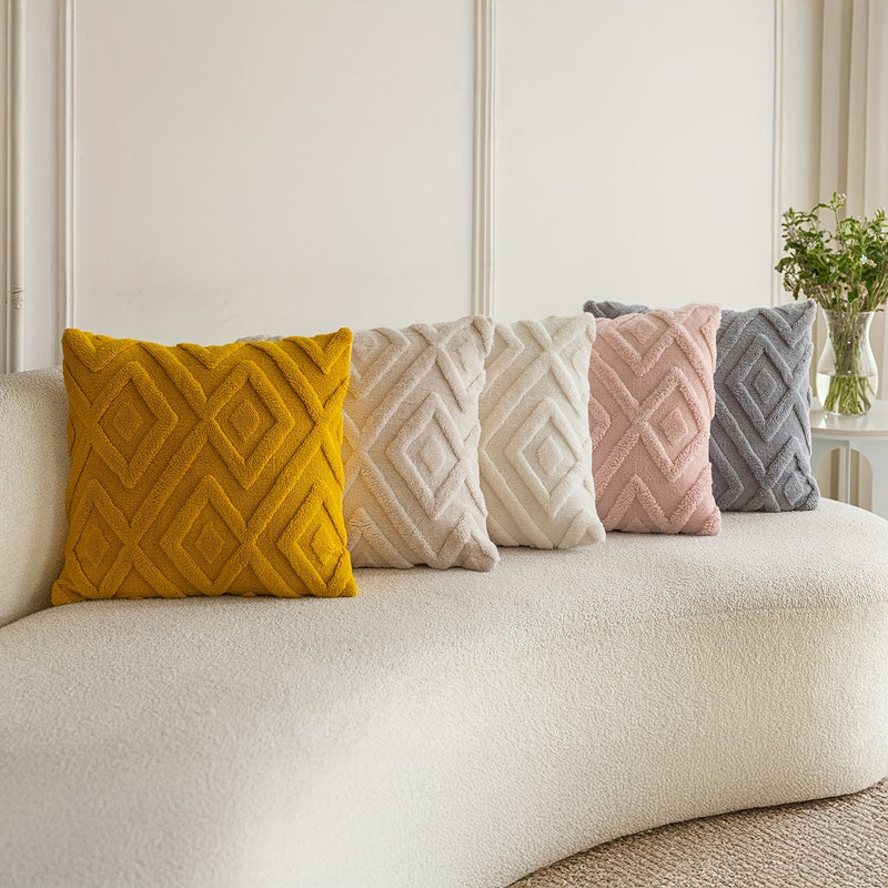 Averelle Sierkussenhoezen – Boho Jacquard met Geometrisch Patroon