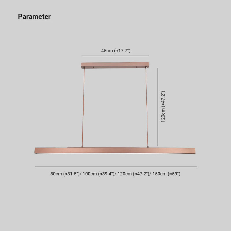 Veylisse Hanglamp – Lineair Metaaldesign met LED-Verlichting