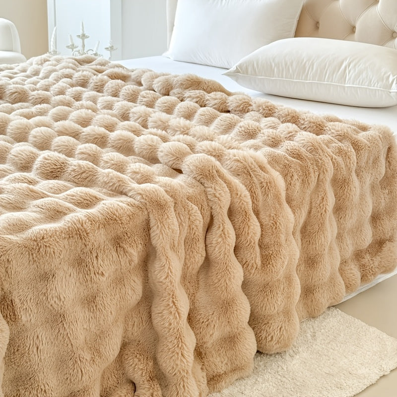 Varelia Dubbelzijdig Deken –  Pluche Design met Zachte Structuur