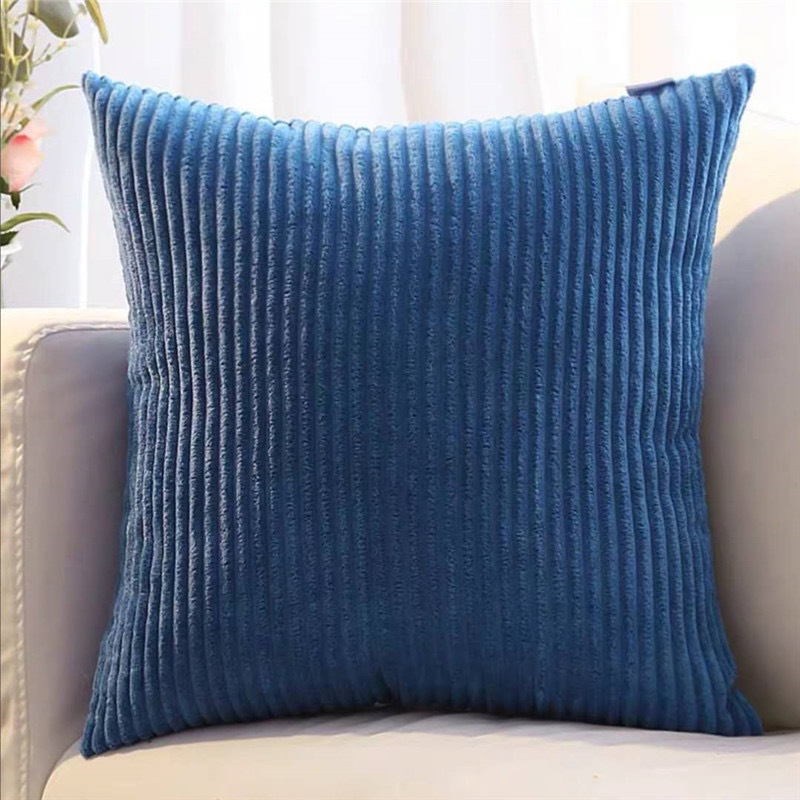 Corduroy Kussenhoes met Verticale Ribbels voor Tijdloze Interieurstijl